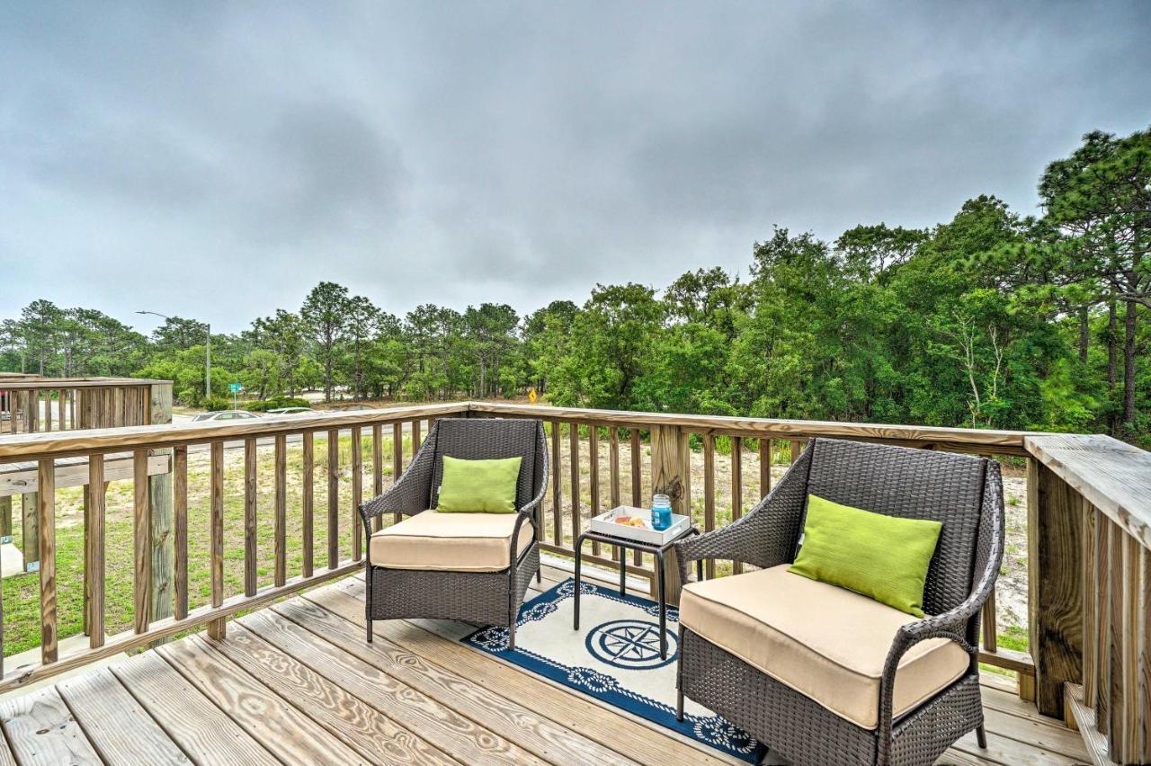 Modern Coastal Condo With Patio 1 Mi To Beaches! Carolina Beach Exteriör bild